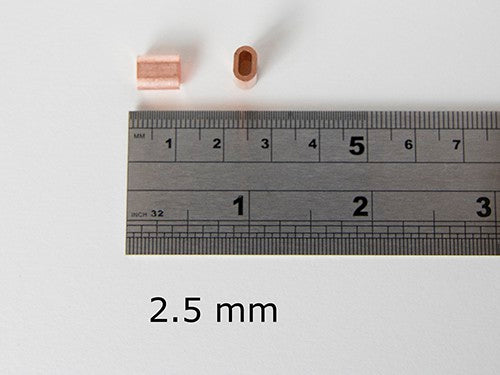 Copper Ferrules 2.5mm 100 Pack