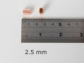 Copper Ferrules 2.5mm 100 Pack